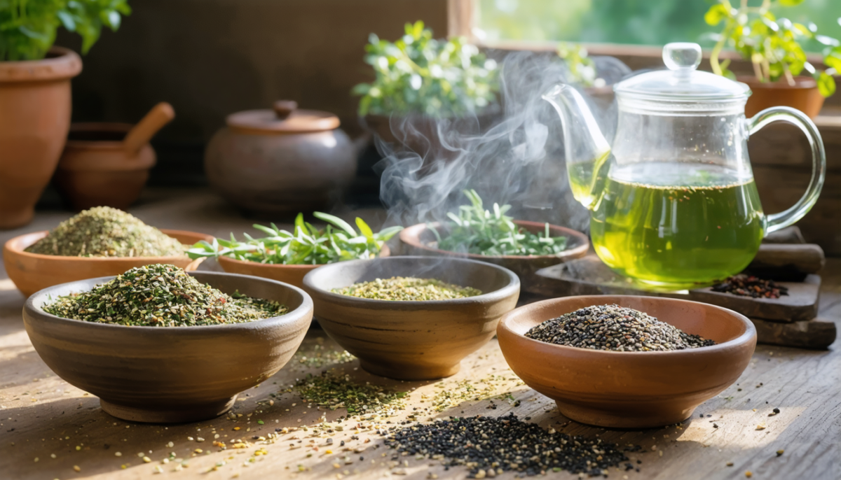 découvrez les bienfaits des tisanes à base de zaatar, une infusion aux saveurs méditerranéennes qui allie plaisir et bien-être pour revitaliser votre corps au naturel.