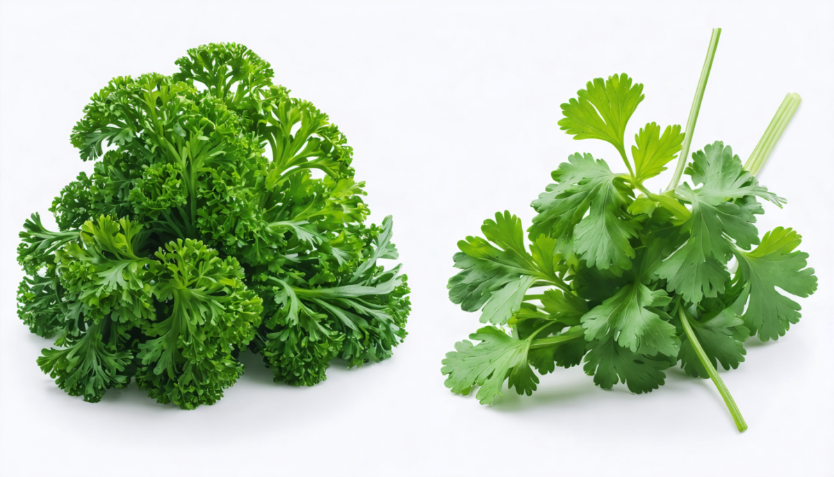 découvrez toutes les différences entre le persil et la coriandre, expliquées en détail pour mieux les reconnaître et les utiliser en cuisine.