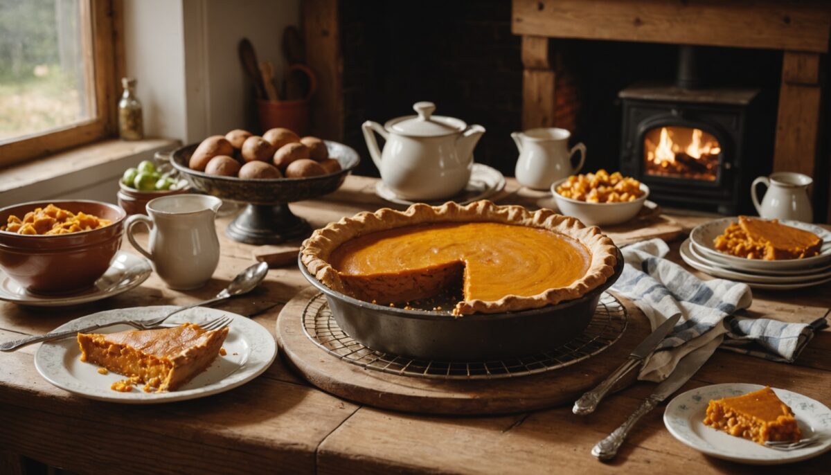 Délicieuse recette traditionnelle de la tarte aux patates douces