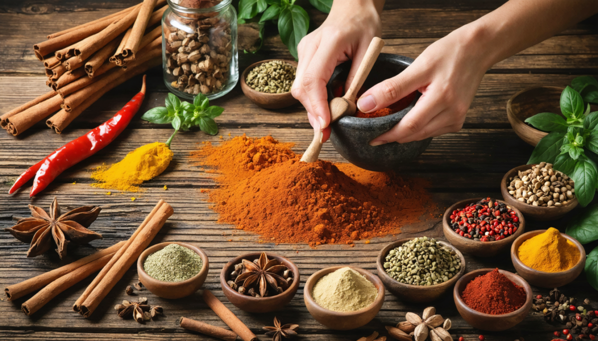découvrez comment créer un mélange d'épices unique pour apporter une saveur signature inoubliable à vos plats, avec des conseils simples et créatifs.