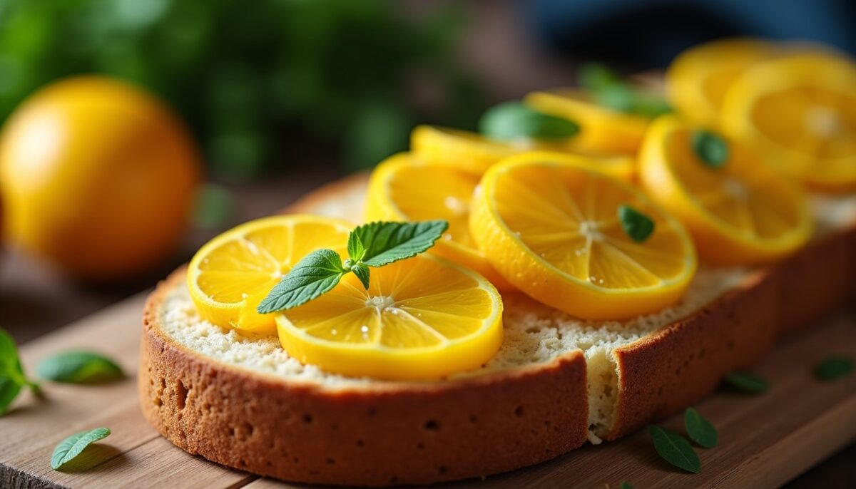 Délicieux pain moelleux aux courgettes parfumées au citron