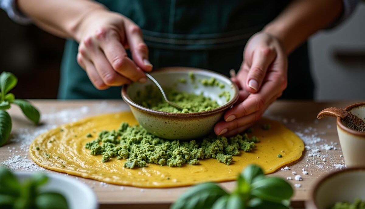 Comment préparer de délicieuses pâtes italiennes au pesto fait maison