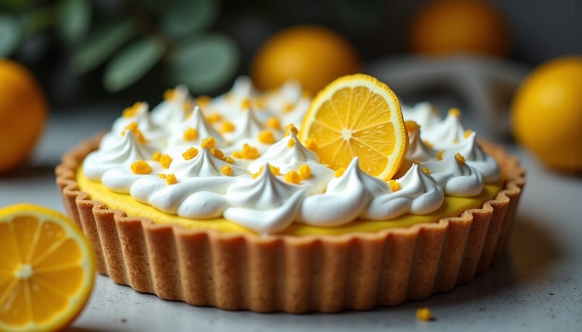 Délicieuse recette de la tarte au citron meringuée : un dessert acidulé et gourmand
