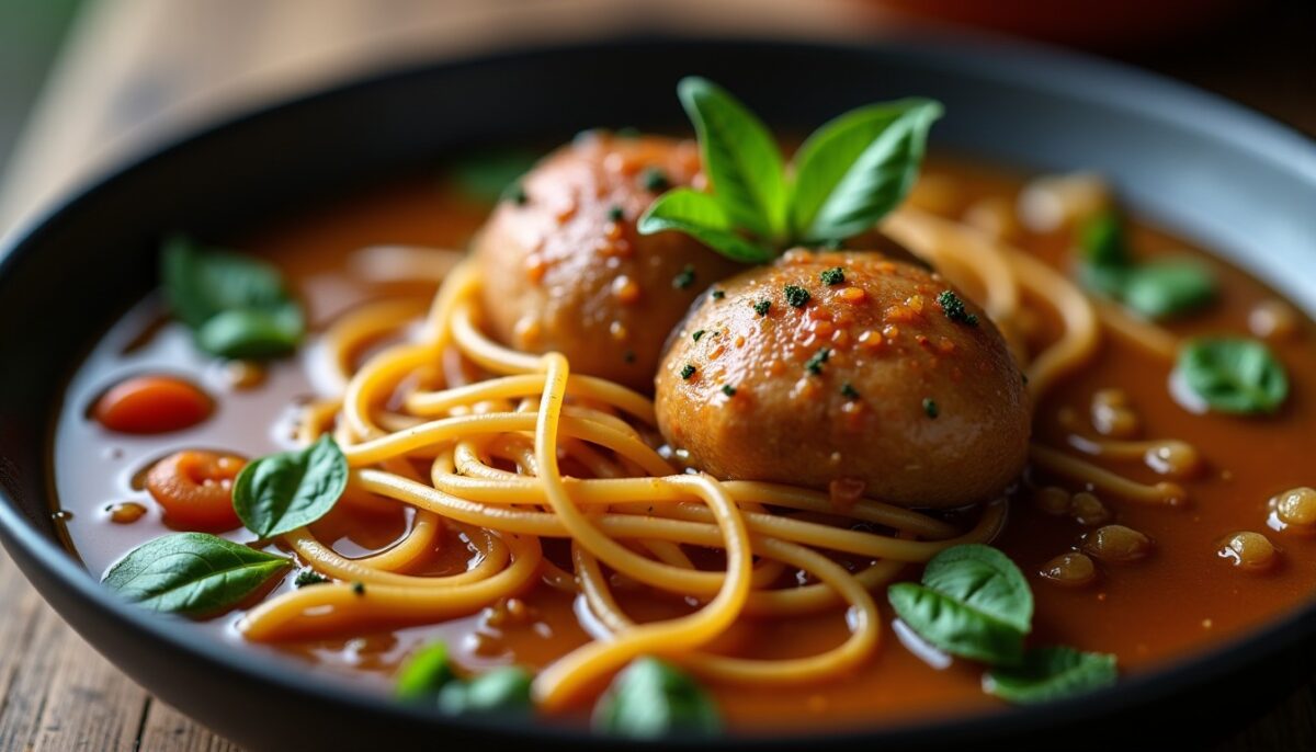 Découvrez la recette vidéo du poulpe façon spaghetti dans un bouillon savoureux