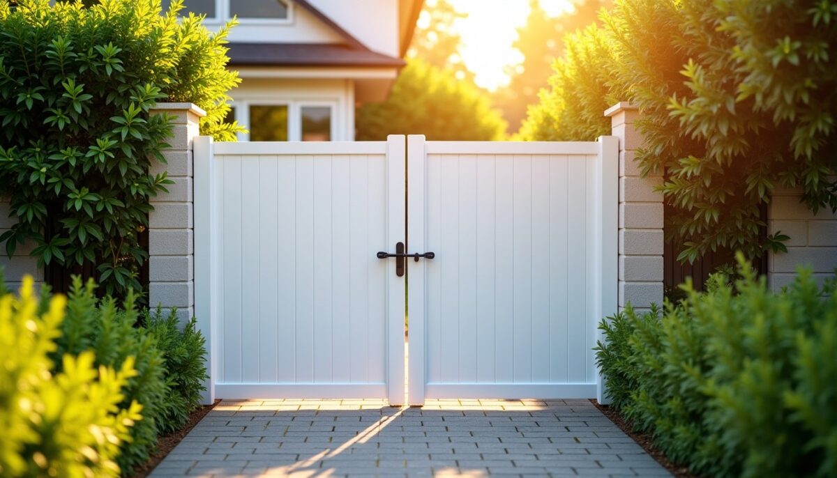 Portail en PVC : l’alternative idéale pour une entrée de maison sécurisée et pratique