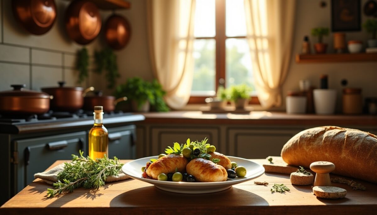 Délice Provençal : Recette Authentique du Poulet aux Olives