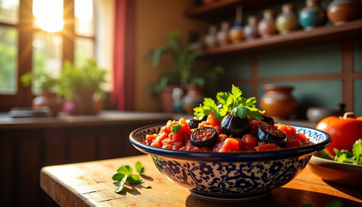 Découvrez la recette authentique du Zaalouk : un délicieux caviar d'aubergines marocain
